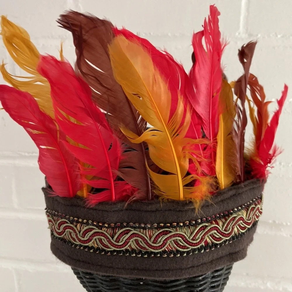 Feathered Native American Costume Headband